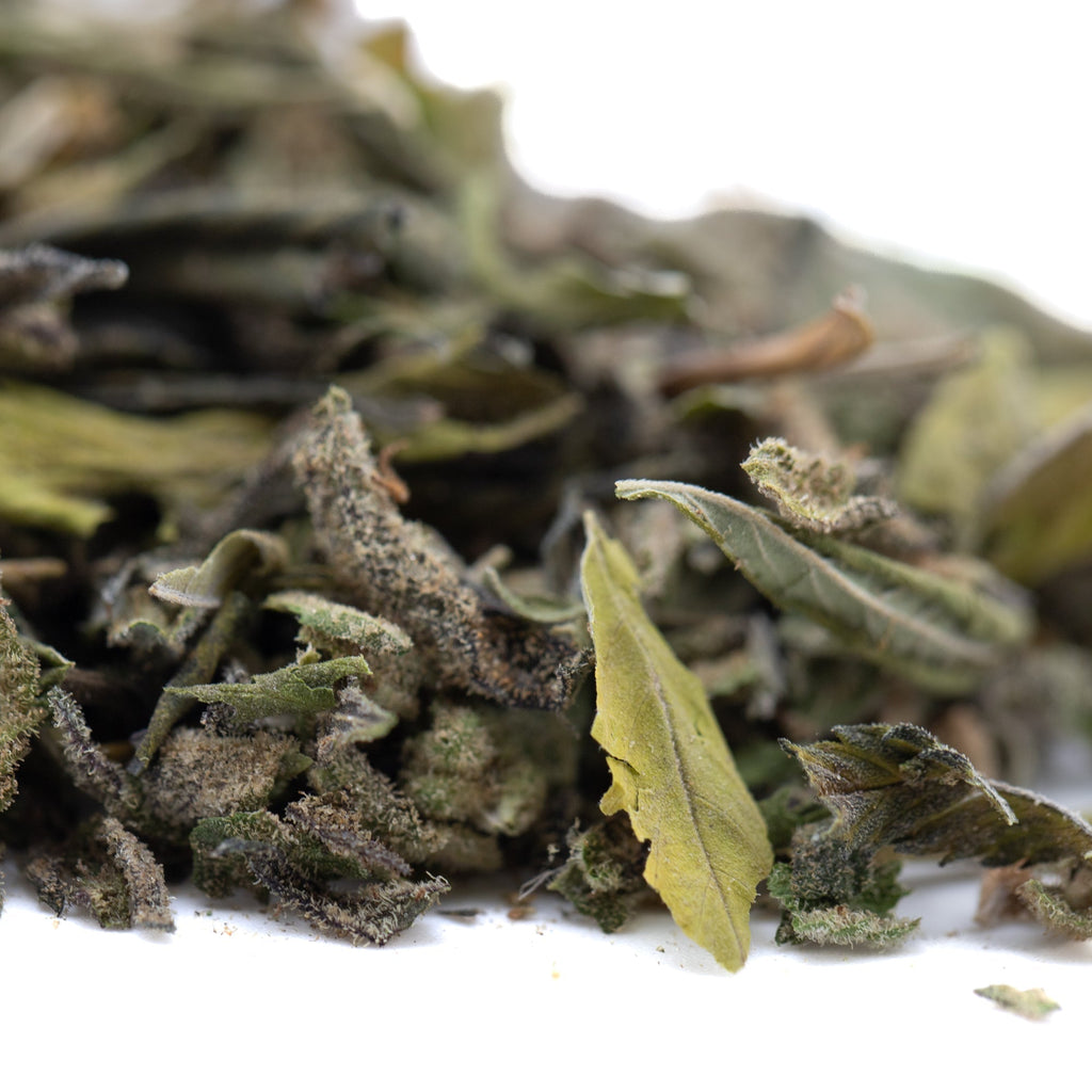 After Dark #2 Greenhouse THCa Trim: Green Tea Leaves Herbal Blend