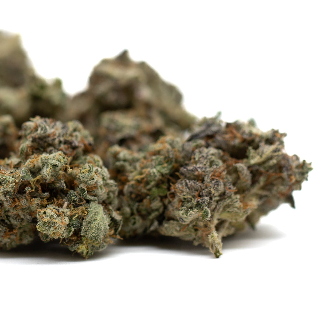 Dense cannabis buds of Mint Runtz Indoor THCa Flower for premium hemp flower enjoyment