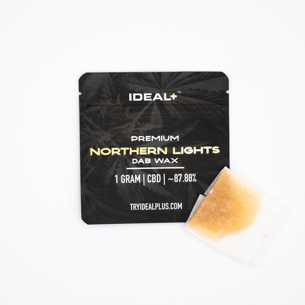 Northern Lights 87.88% CBD Dab Wax 1g - 1 GRAM - Premium Organic Hemp Flower