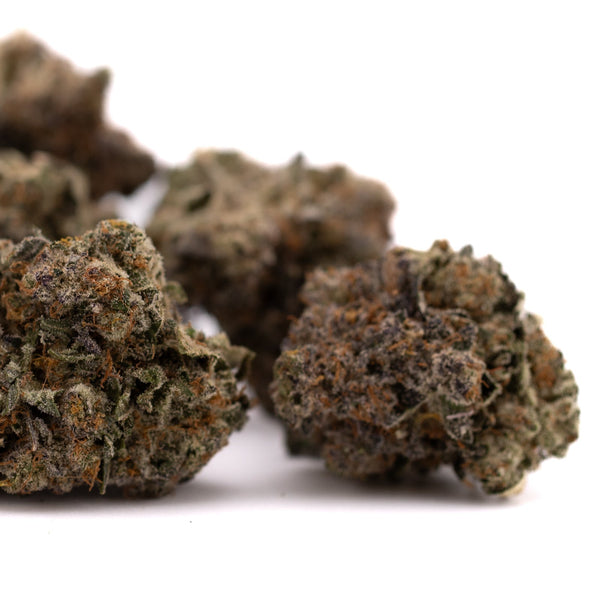 Dried Peach Tree hemp flower THCa flower with lush cannabis buds for sale