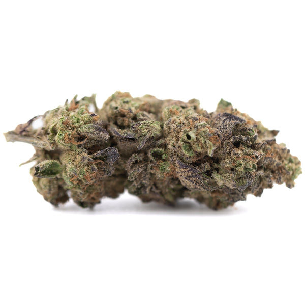 Premium Poppin Bottlez THCa hemp flower bud with trichomes